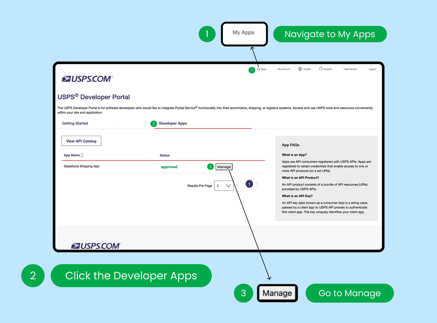Obtain USPS API Keys to Configure in Astonous Ship